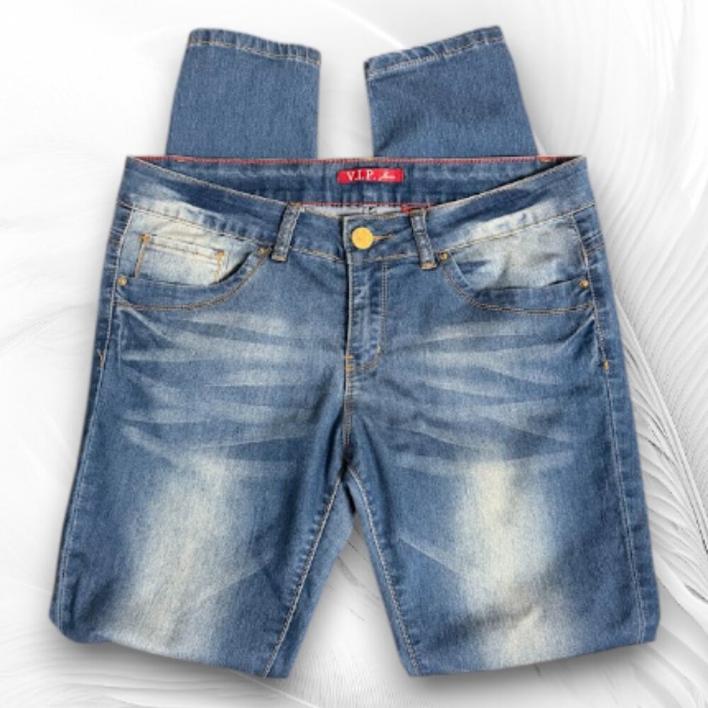 Blue Vip Jeans Skinny Pants Size 11